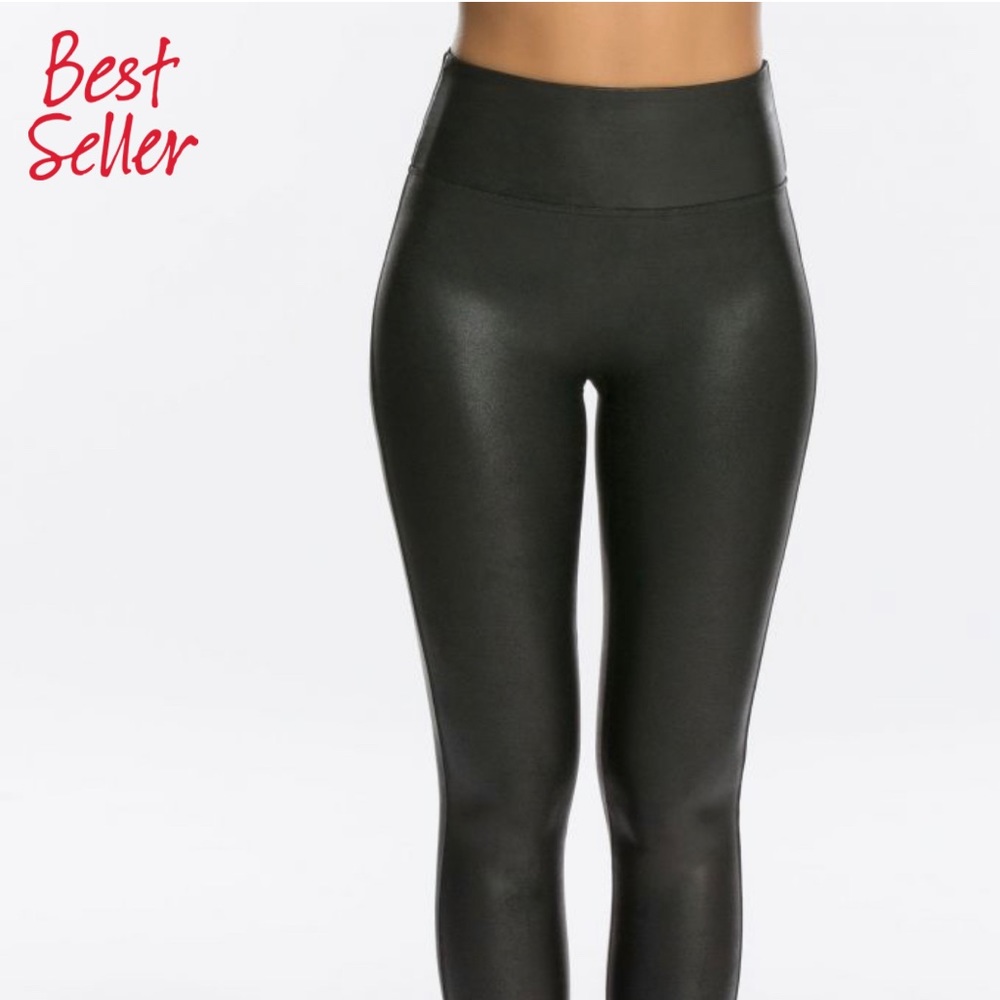 SPANX Faux Leather Leggings
